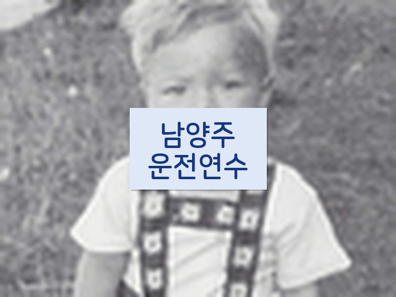 남양주운전연수 후기