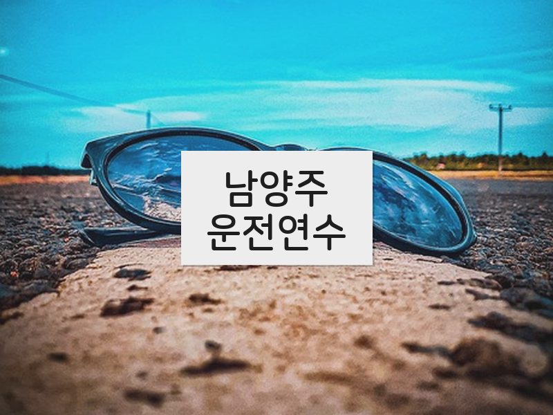 남양주운전연수 후기