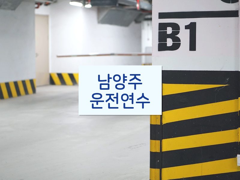 남양주운전연수 후기