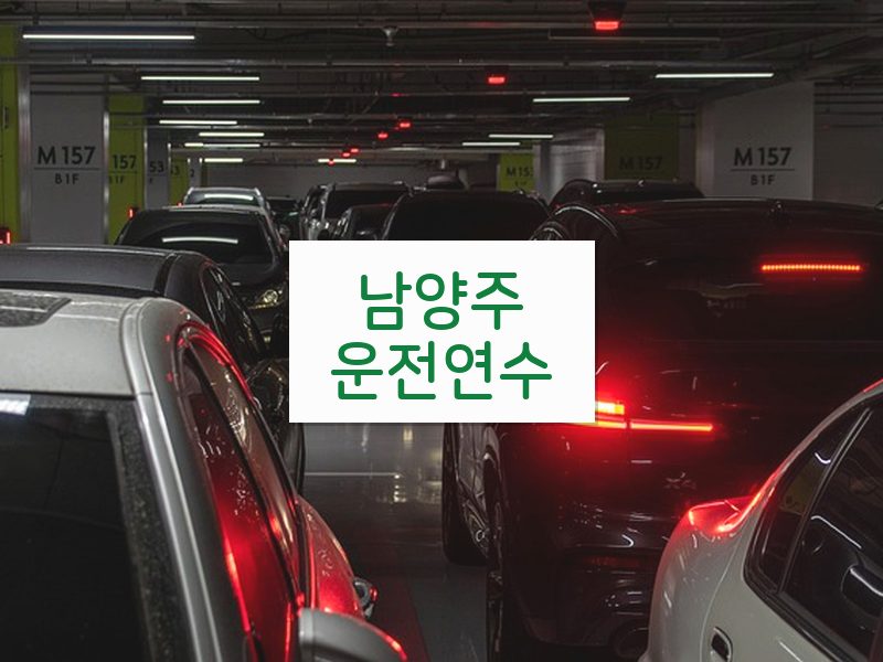 남양주운전연수 후기