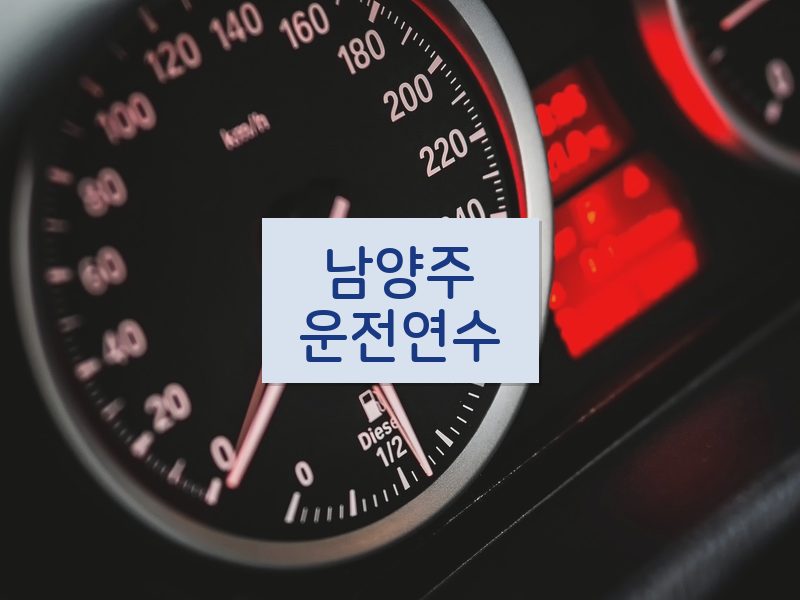 남양주운전연수 후기