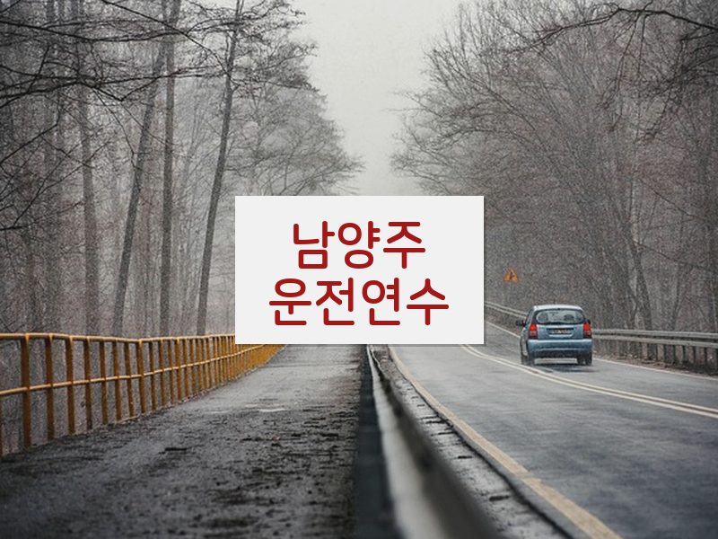 남양주운전연수 후기