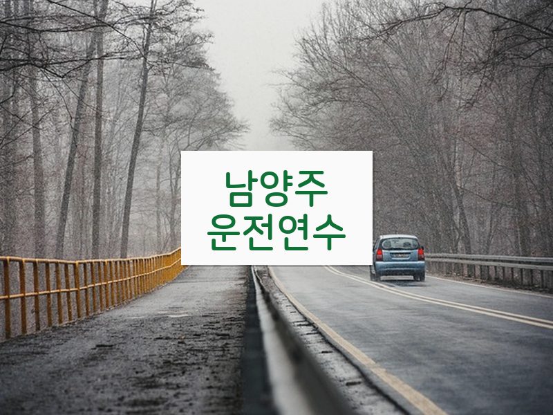 남양주운전연수 후기