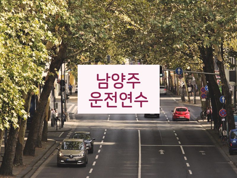 남양주운전연수 후기