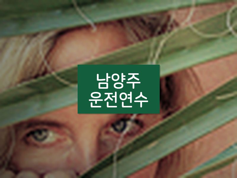 남양주운전연수 후기