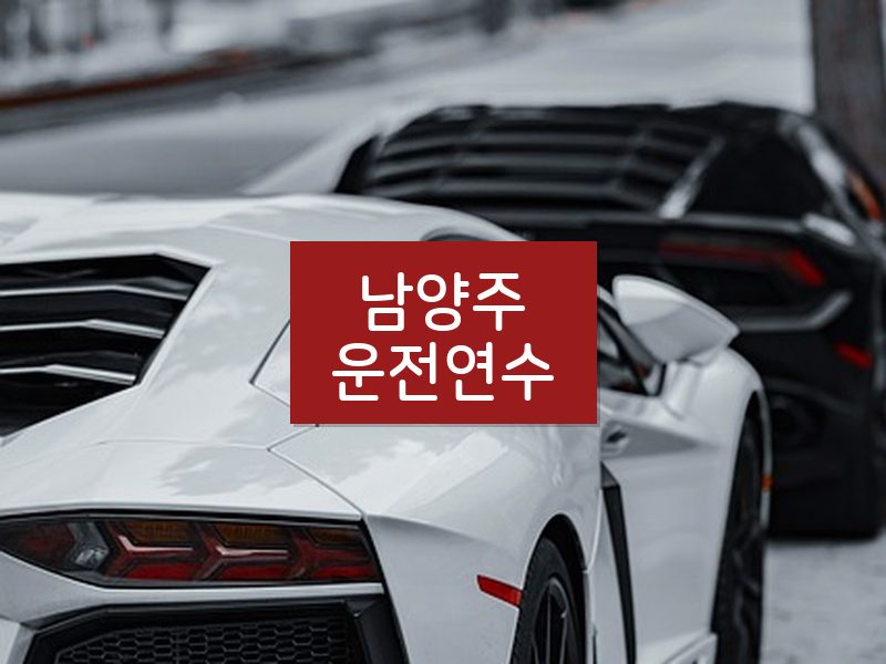 남양주운전연수 후기