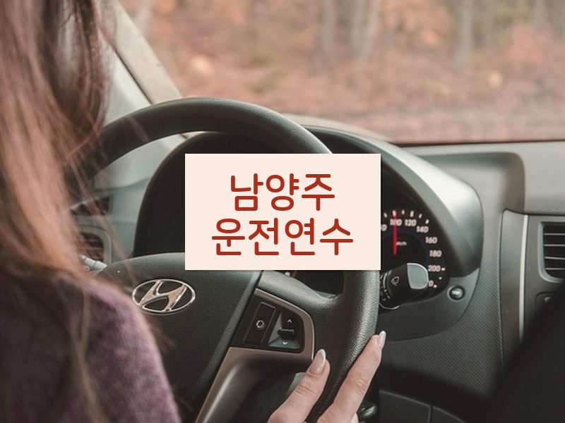 남양주운전연수 후기