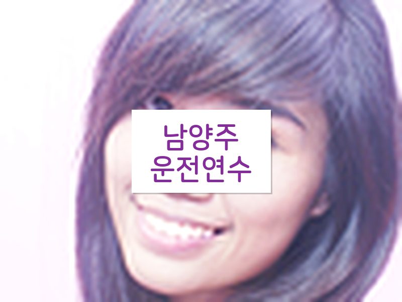 남양주운전연수 후기