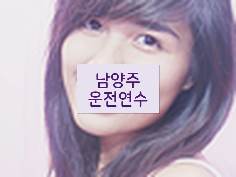 남양주운전연수 후기