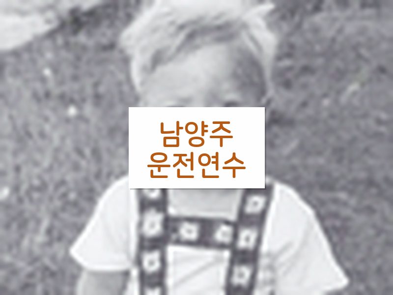 남양주운전연수 후기