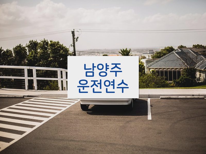 남양주운전연수 후기