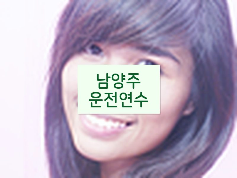 남양주운전연수 후기