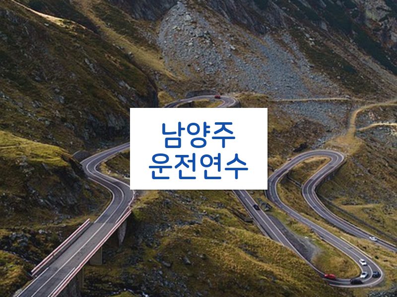 남양주운전연수 후기