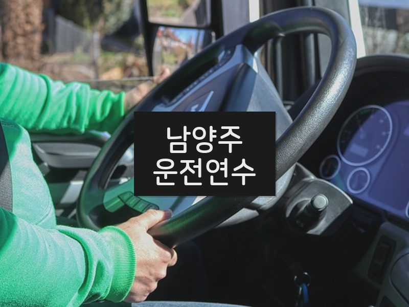 남양주운전연수 후기