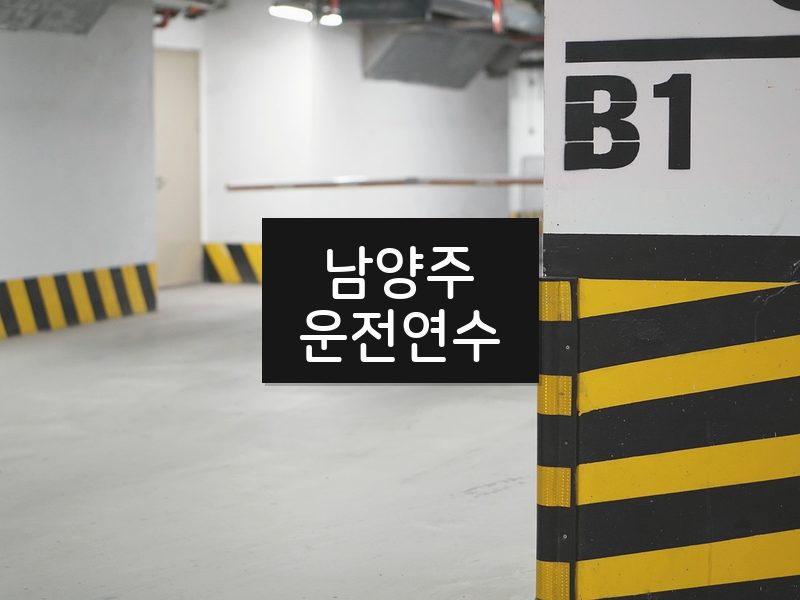 남양주운전연수 후기