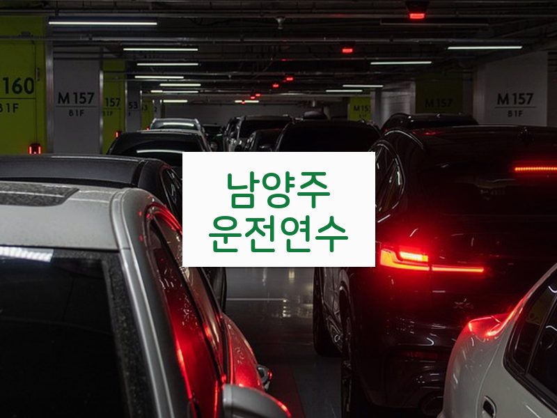남양주운전연수 후기