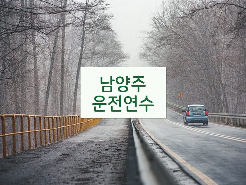 남양주운전연수 후기