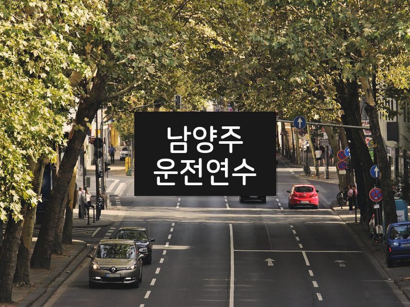 남양주운전연수 후기