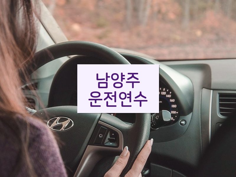 남양주운전연수 후기