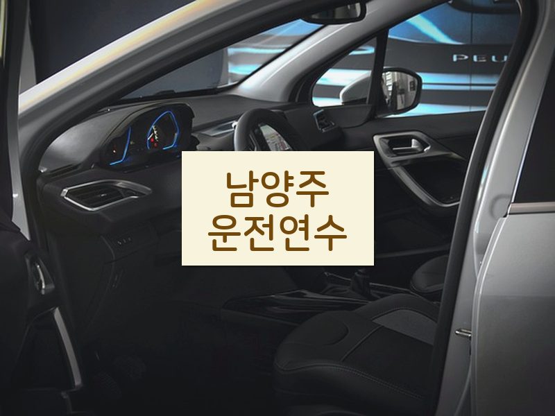 남양주운전연수 후기