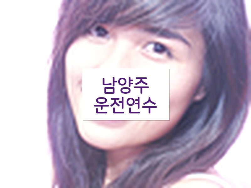 남양주운전연수 후기