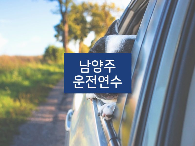 남양주운전연수 후기