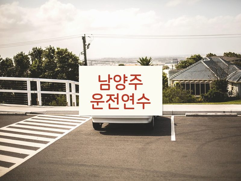 남양주운전연수 후기