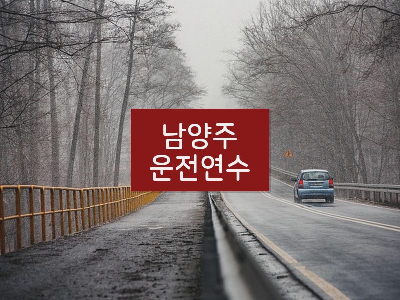 남양주운전연수 후기