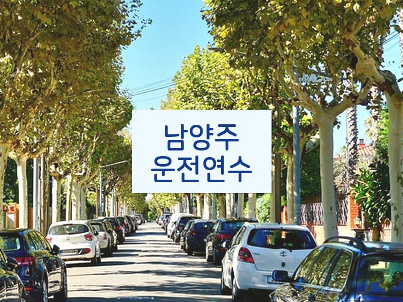 남양주운전연수 후기