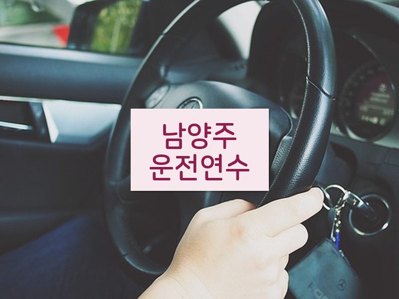남양주운전연수 후기