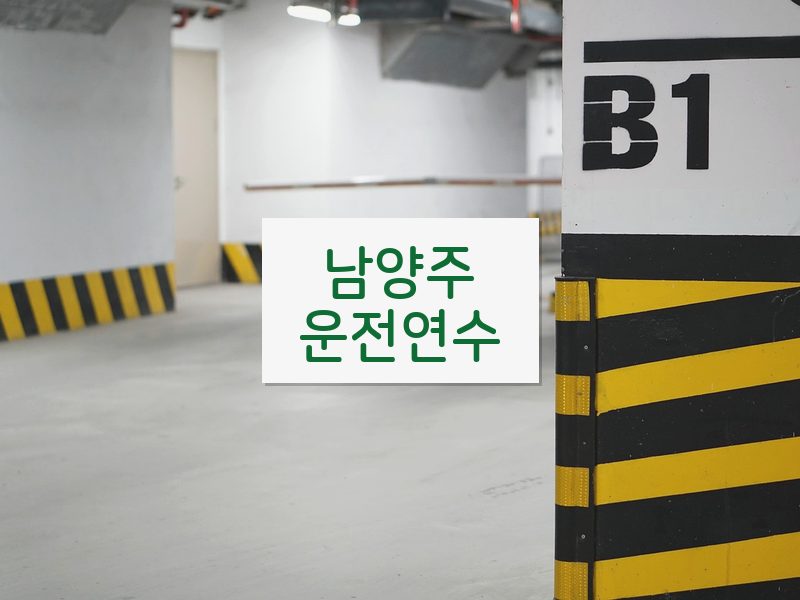남양주운전연수 후기
