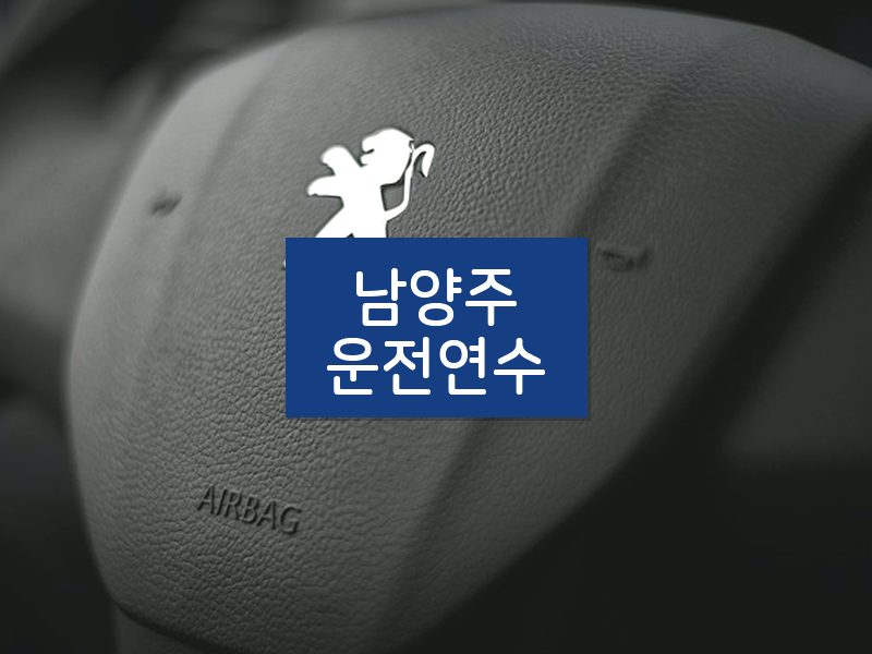 남양주운전연수 후기