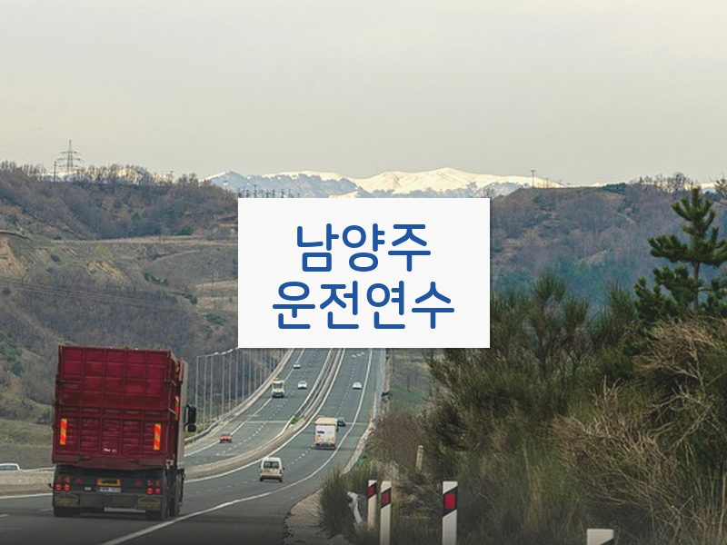 남양주운전연수 후기