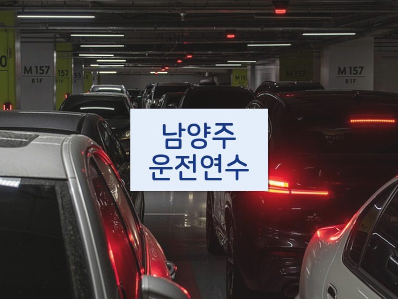 남양주운전연수 후기
