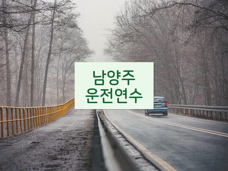 남양주운전연수 후기