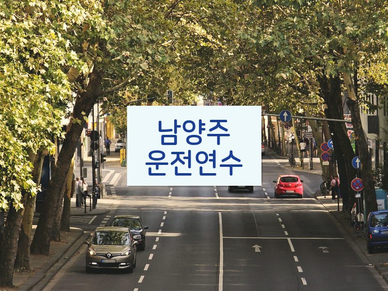 남양주운전연수 후기