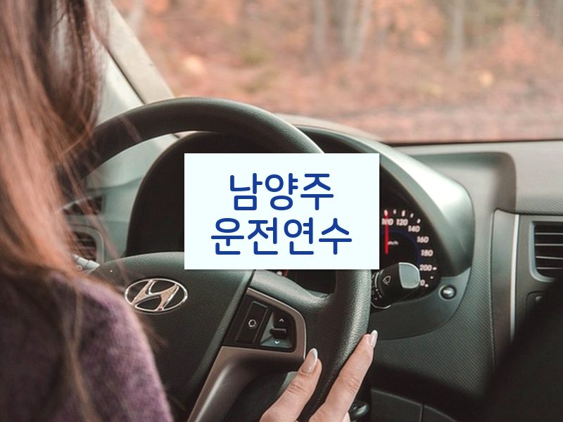 남양주운전연수 후기