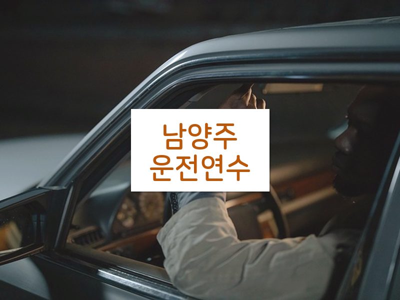 남양주운전연수 후기