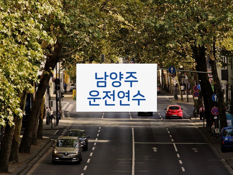 남양주운전연수 후기