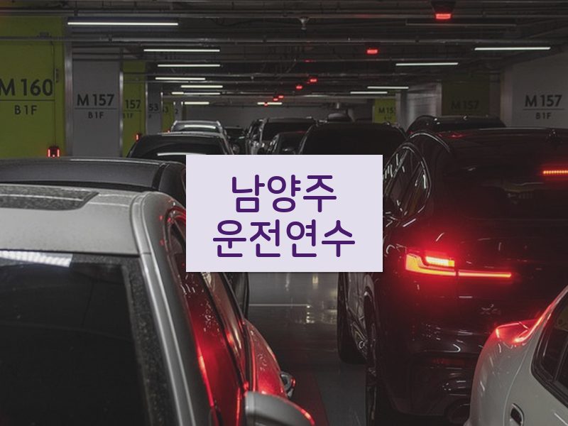 남양주운전연수 후기