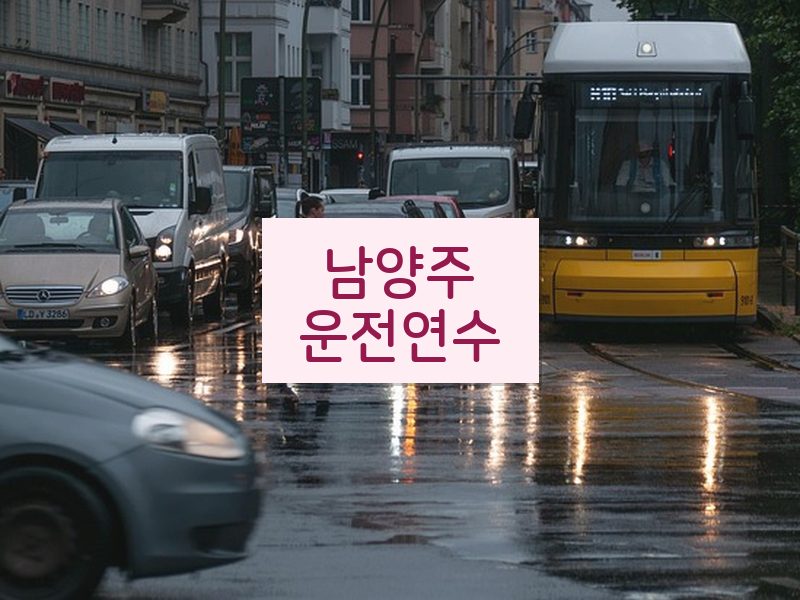 남양주운전연수 후기