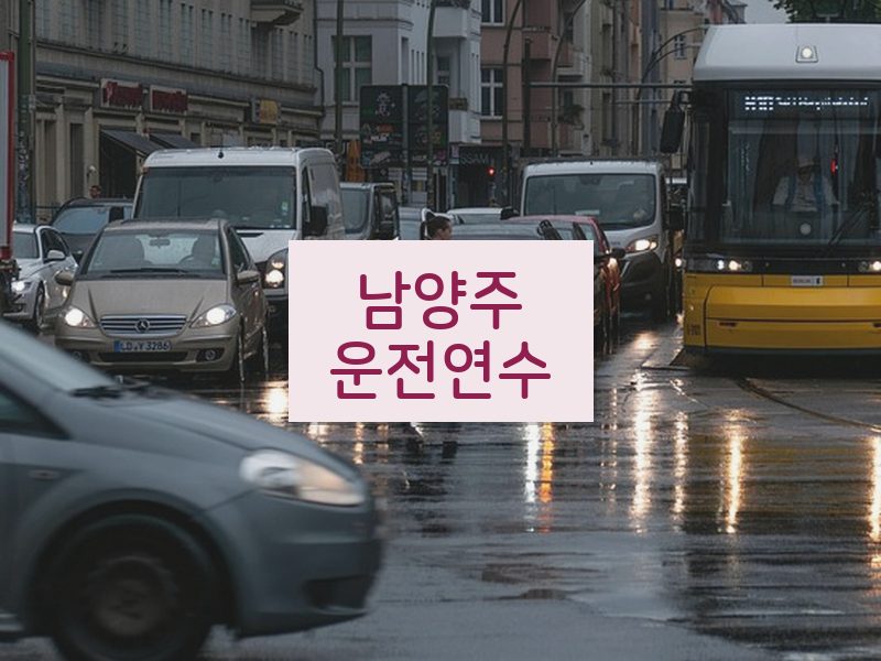 남양주운전연수 후기