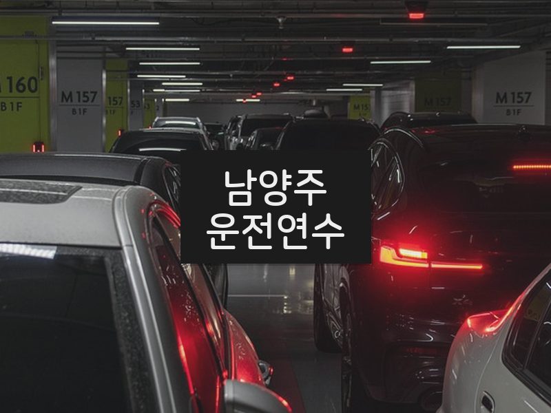 남양주운전연수 후기