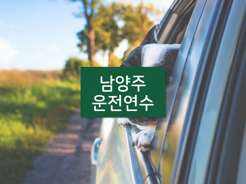 남양주운전연수 후기