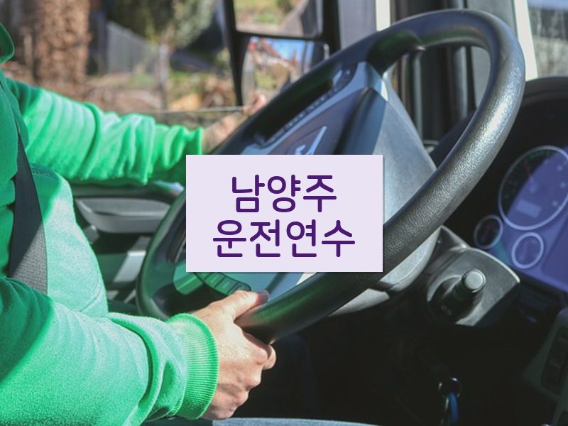 남양주운전연수 후기