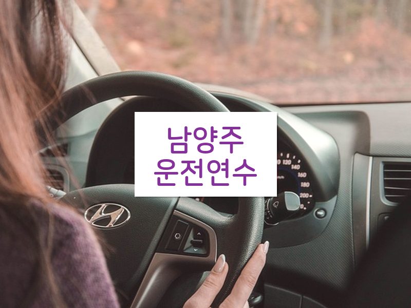 남양주운전연수 후기