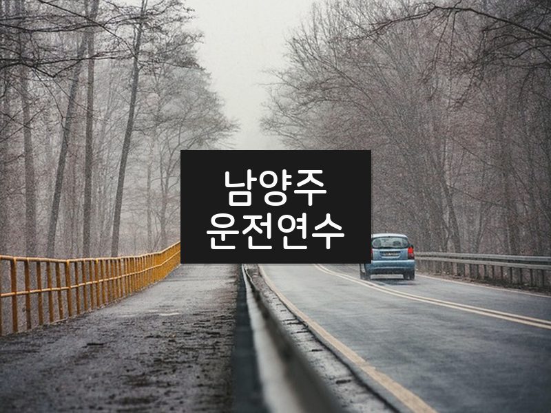 남양주운전연수 후기