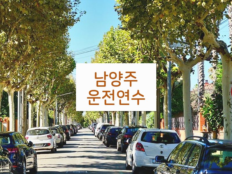 남양주운전연수 후기