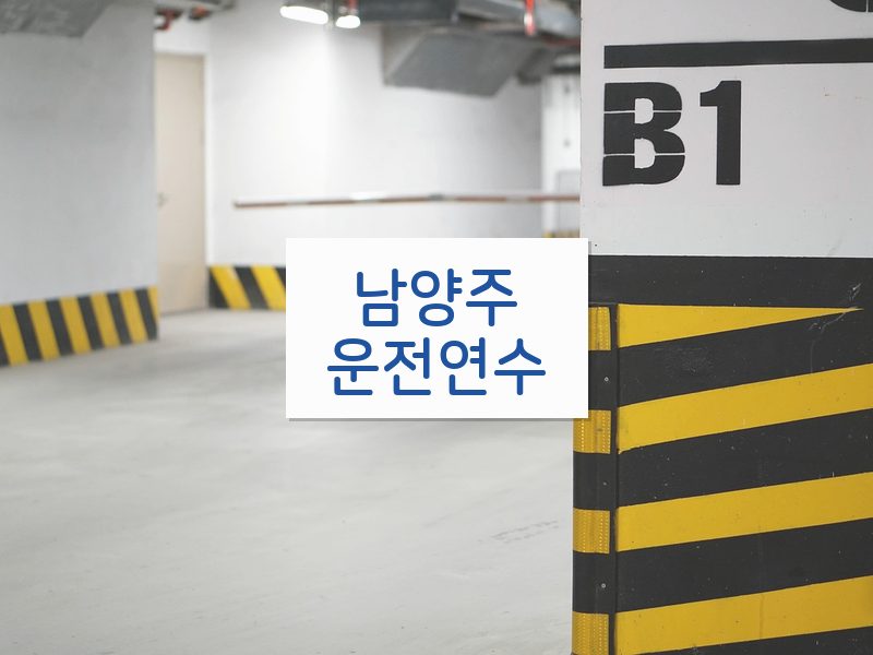 남양주운전연수 후기