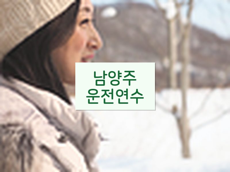 남양주운전연수 후기